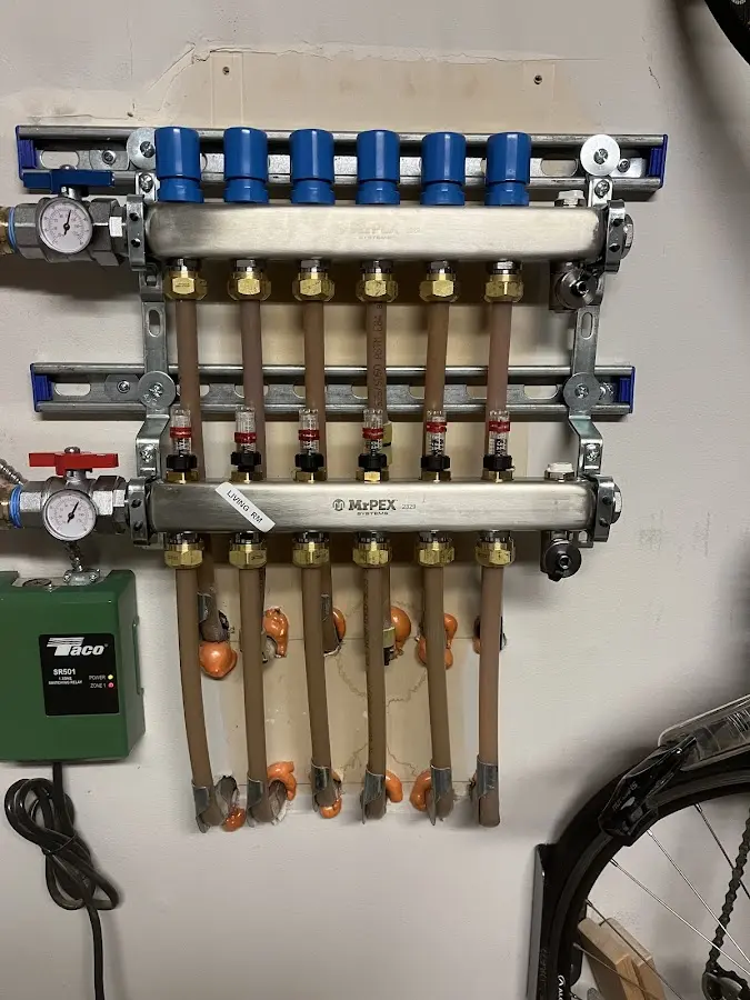 Plumber performing Leak Detection at a residential property in Sloan